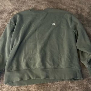 Green Northface crewneck medium